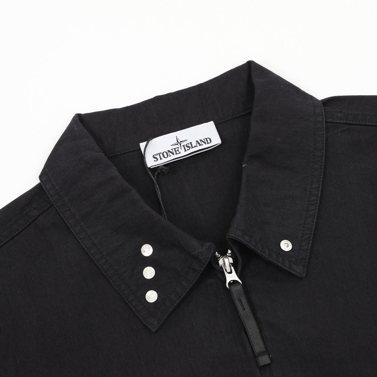 Stone Island Black Zip Up Field Jacket