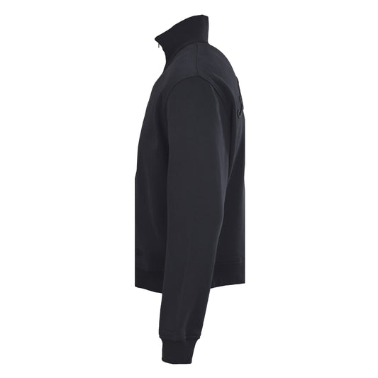 Acne Studios Black Full Zip Stand Collar Sweat Jacket